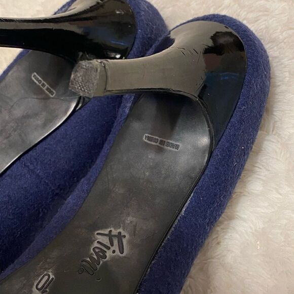 Show Sale🔥Fioni Flannel 3D Flower Open Toe Pumps - Picture 6 of 7